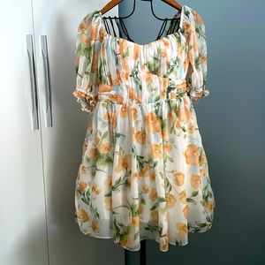A&F beautiful summer dress with lining.